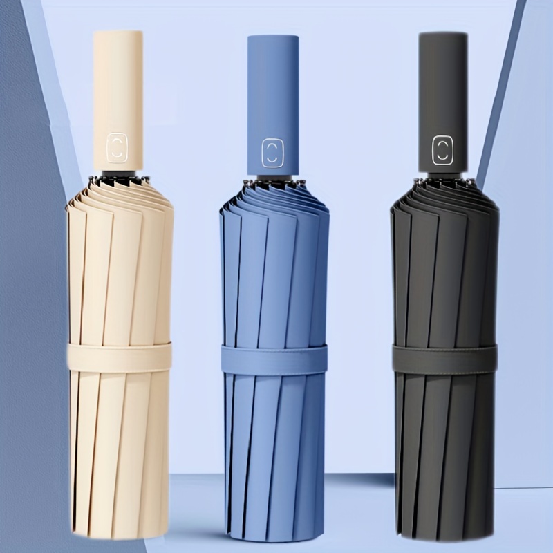 Golf Umbrella Large - ร่มเสริมกระดูก 24 กระดูก, ร่มกันลมแข็งแรงและทนทานสําหรับธุรกิจของผู้ชาย, ร่มกันแดดป้องกันรังสียูวีผู้หญิงซันนี่
