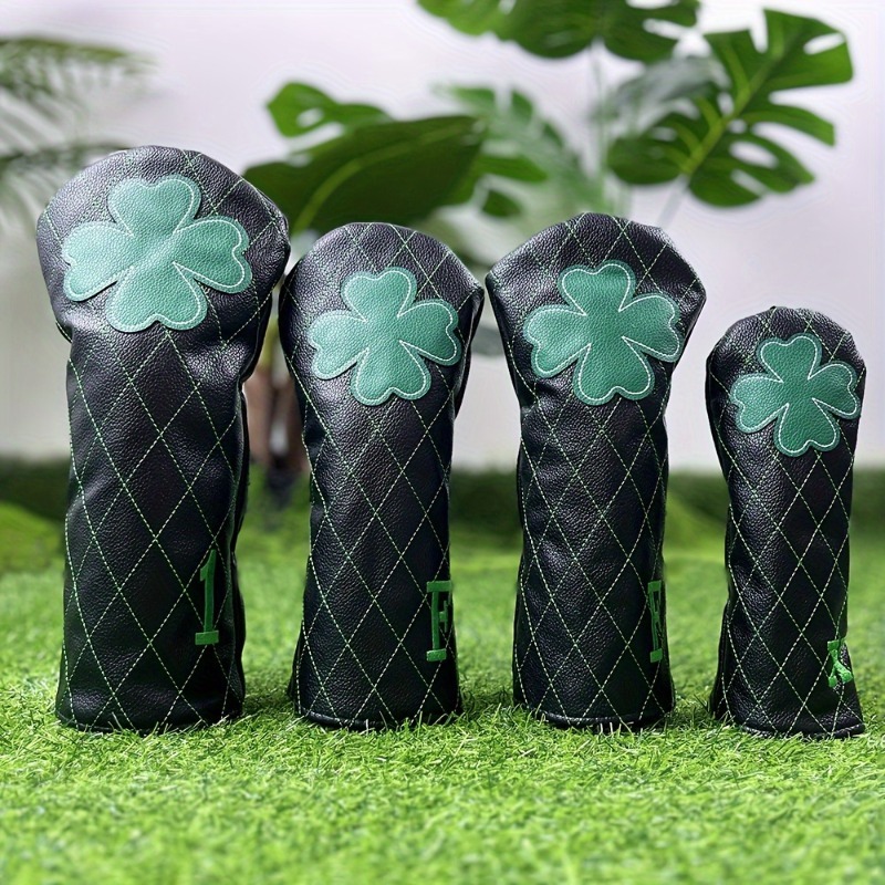 Golf Driver - 1 ชิ้น 3 ชิ้น ปลอกหุ้มหัวไม้กอล์ฟ, ปลอกหุ้มหัวไม้ไดรเวอร์แฟร์เวย์ไฮบริด,