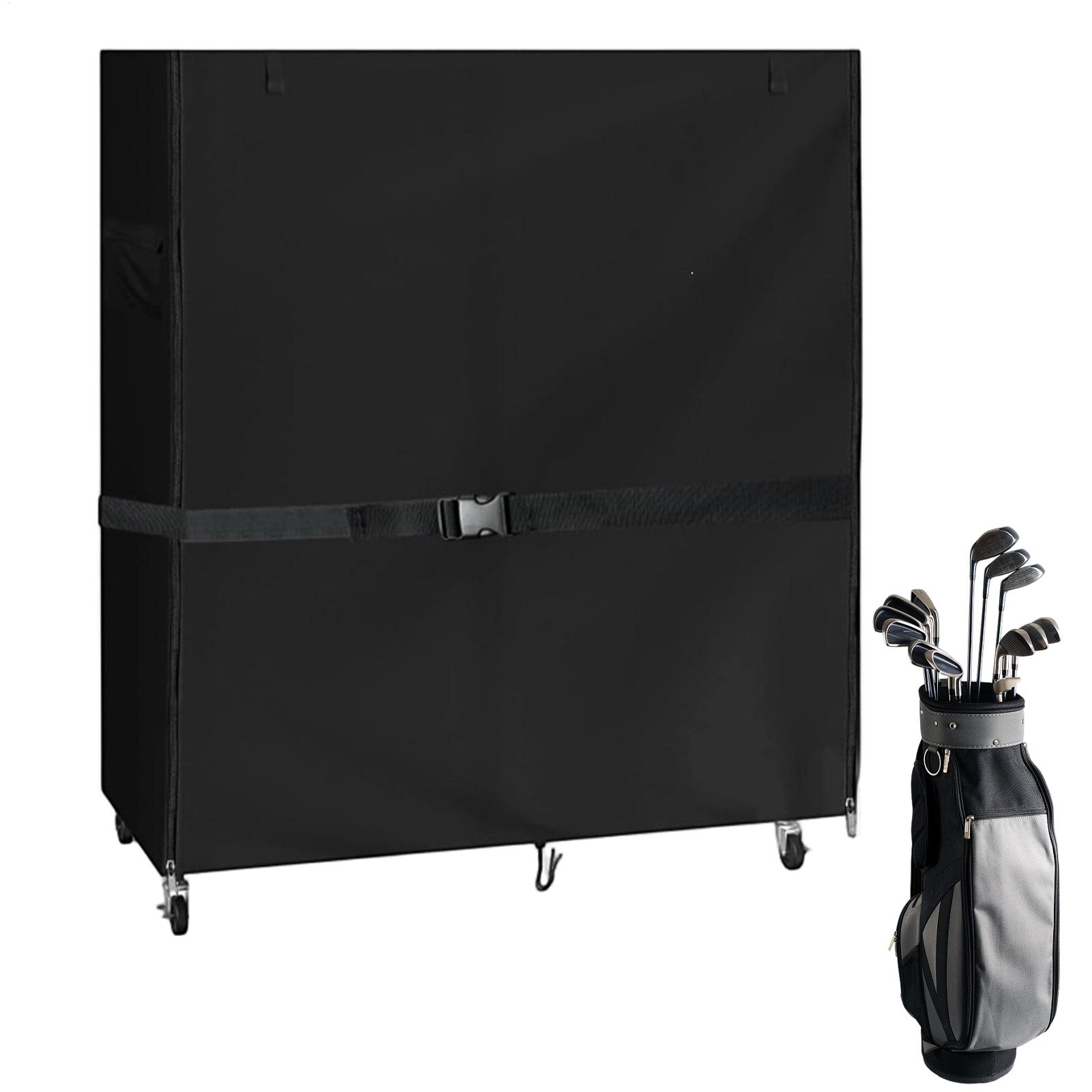 Golf Bag - ผ้าคลุมถุงกอล์ฟกันฝุ่น ป้องกันรังสียูวี พร้อมเชือกรูด สำหรับอุปกรณ์ออกกำลังกาย ป้องกันฝุ่น สำหรับเก็บในบ้าน