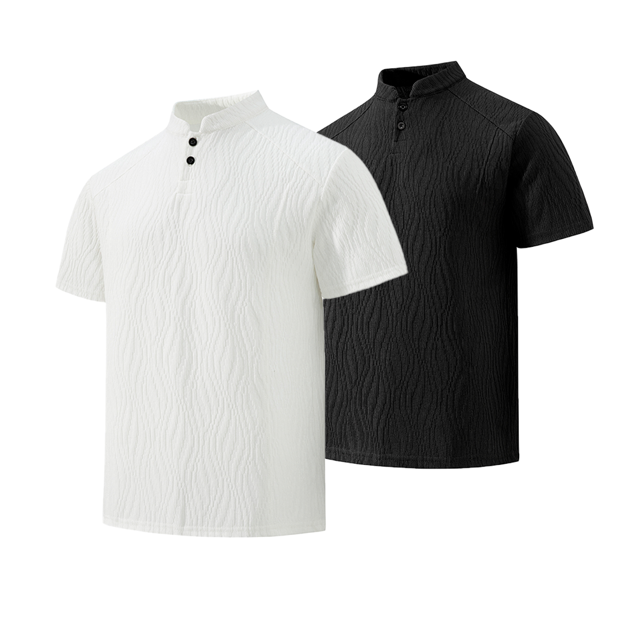 เสื้อเชิ้ตเฮนลีย์ผู้ชายลายเปลื - Golf Tees บทวิจารณ์และราคา