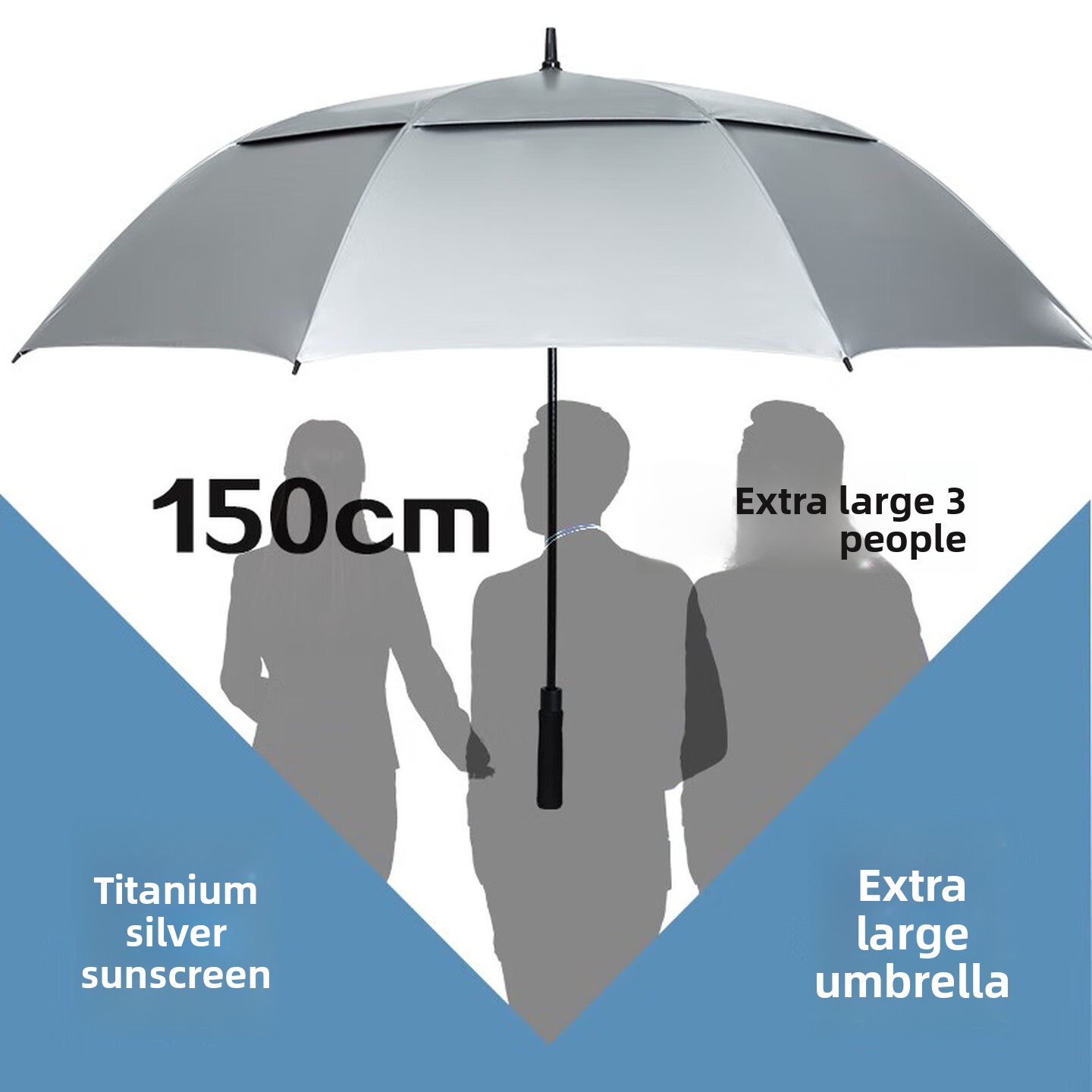 ร่มกอล์ฟขนาดใหญ่ ด้ามจับยาว ป้ - Golf Umbrella Large บทวิจารณ์และราคา