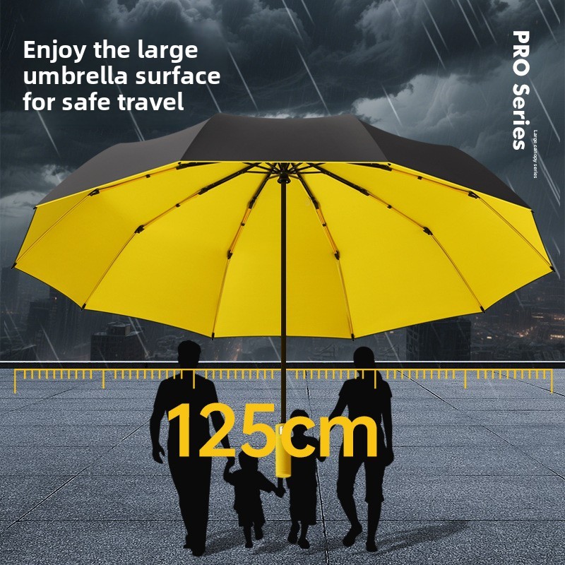 ร่มพับสามตอน 125 ซม. แบบสองชั้ - Golf Umbrella Large บทวิจารณ์และราคา