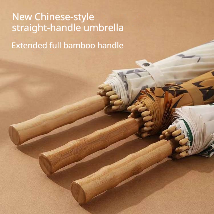 ร่มไม้ไผ่ขนาดใหญ่สไตล์จีนโบราณ - Golf Umbrella Large บทวิจารณ์และราคา