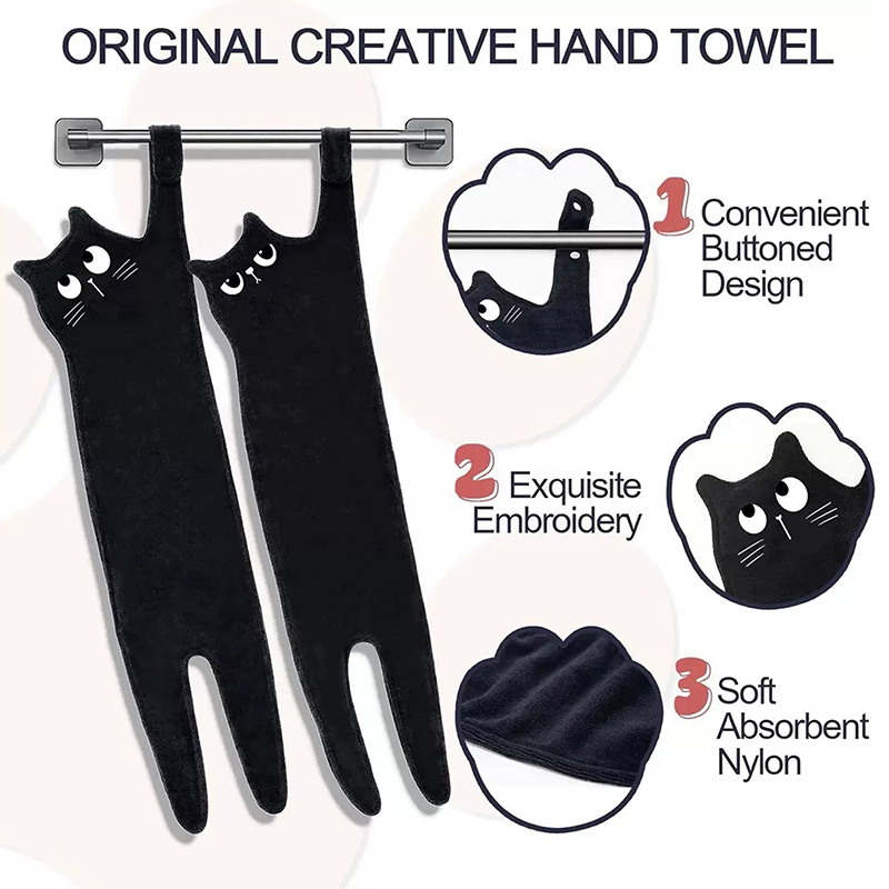 ผ้าเช็ดมือลายแมวตลก สำหรับห้อง - Golf Towel บทวิจารณ์และราคา