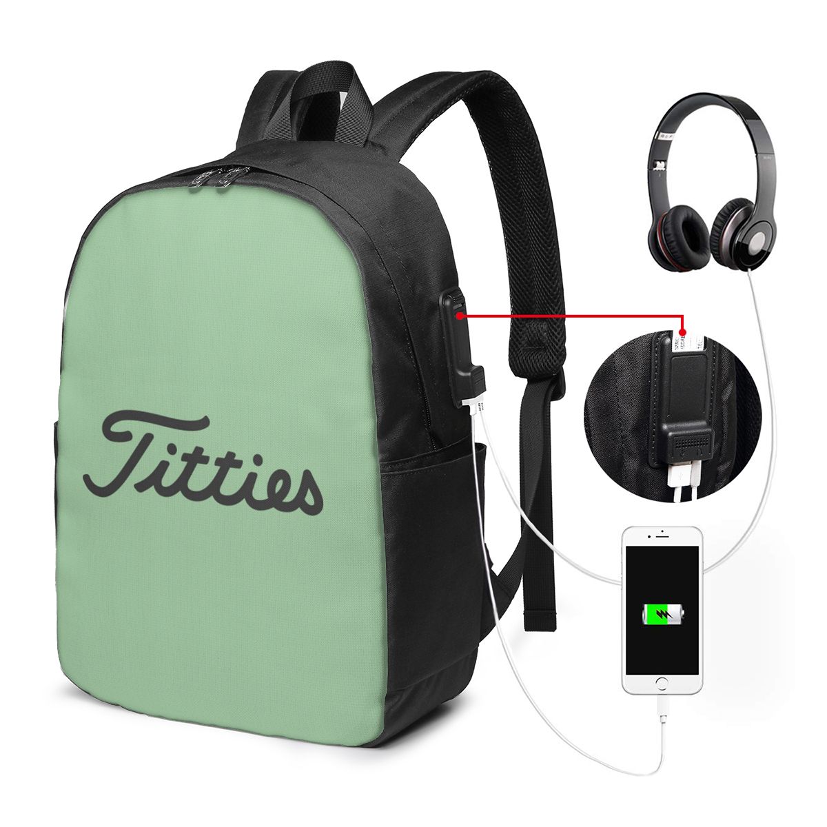 กระเป๋าเป้สะพายหลัง Titties Go - Golf Bag บทวิจารณ์และราคา