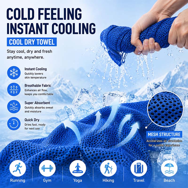 ผ้าขนหนูเย็นทันทีพร้อมกล่อง EV - Golf Towel บทวิจารณ์และราคา